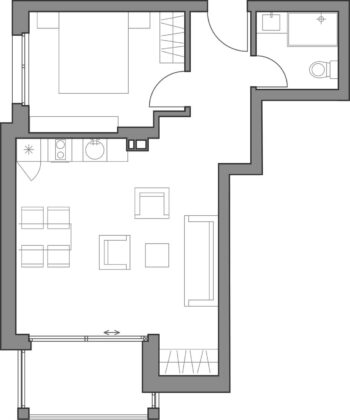 2 room apartment - The Open Sea Residence, Obzor