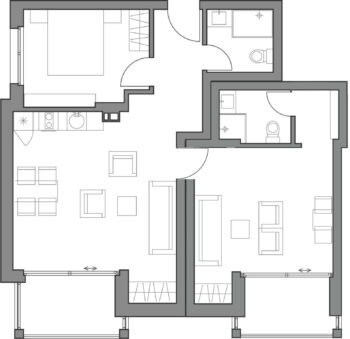 3 room apartment - The Open Sea Residence, Obzor, Black Sea